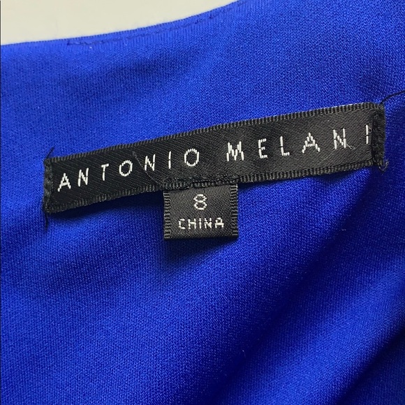 Cobalt blue Antonio Melani knit dress size 8 - Picture 6 of 8